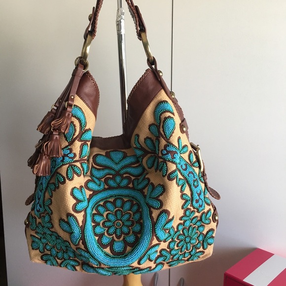 Isabella Fiore Handbags - Beautiful Rare Isabella Fiore Oh Suzani Carina